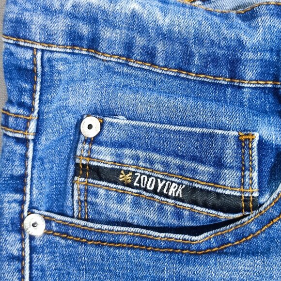 Zoo York stretch slim jeans men's size 34 denim blue colour - Picture 5 of 15